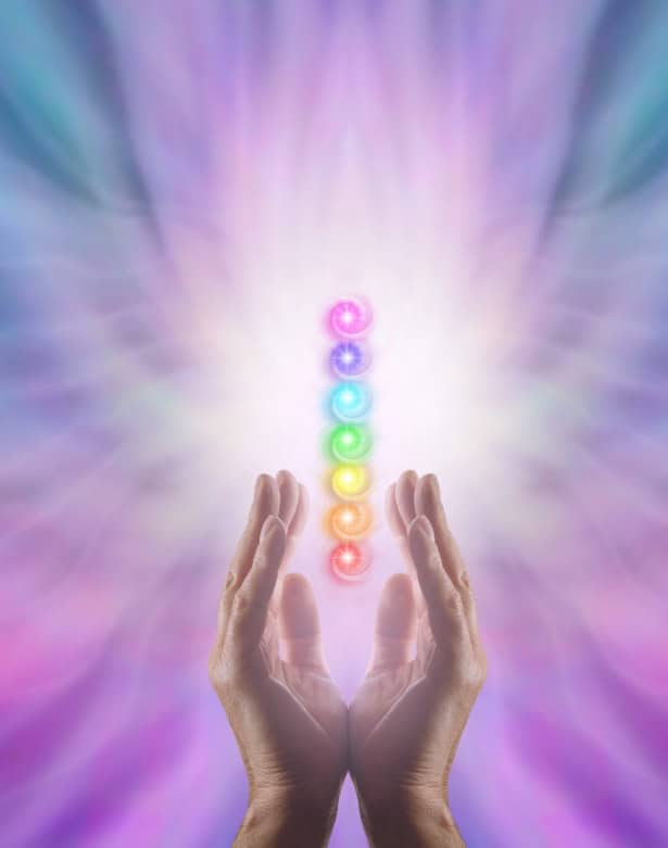 Hands with Chakras