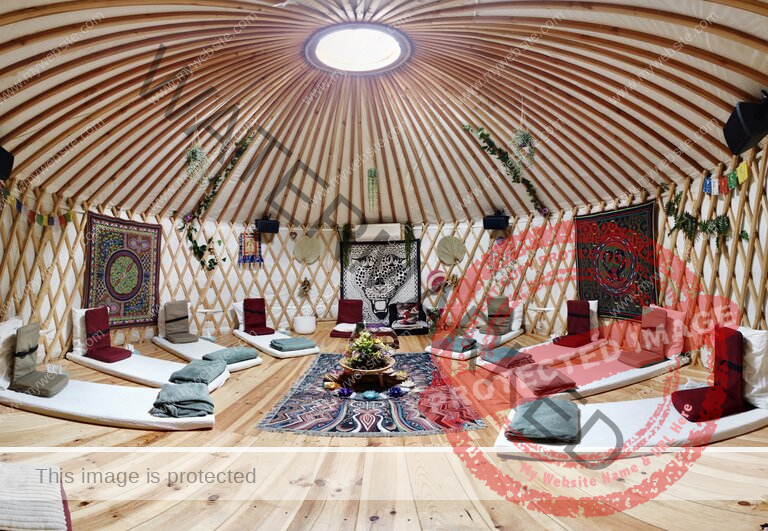 Ceremonial Yurt from inside