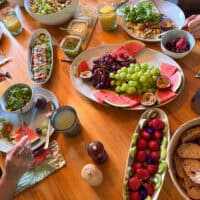 food on the table