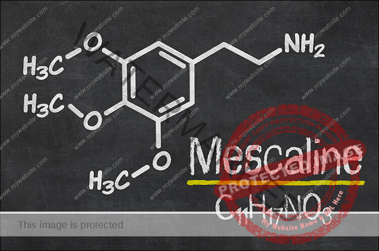 Mescaline chemical formula