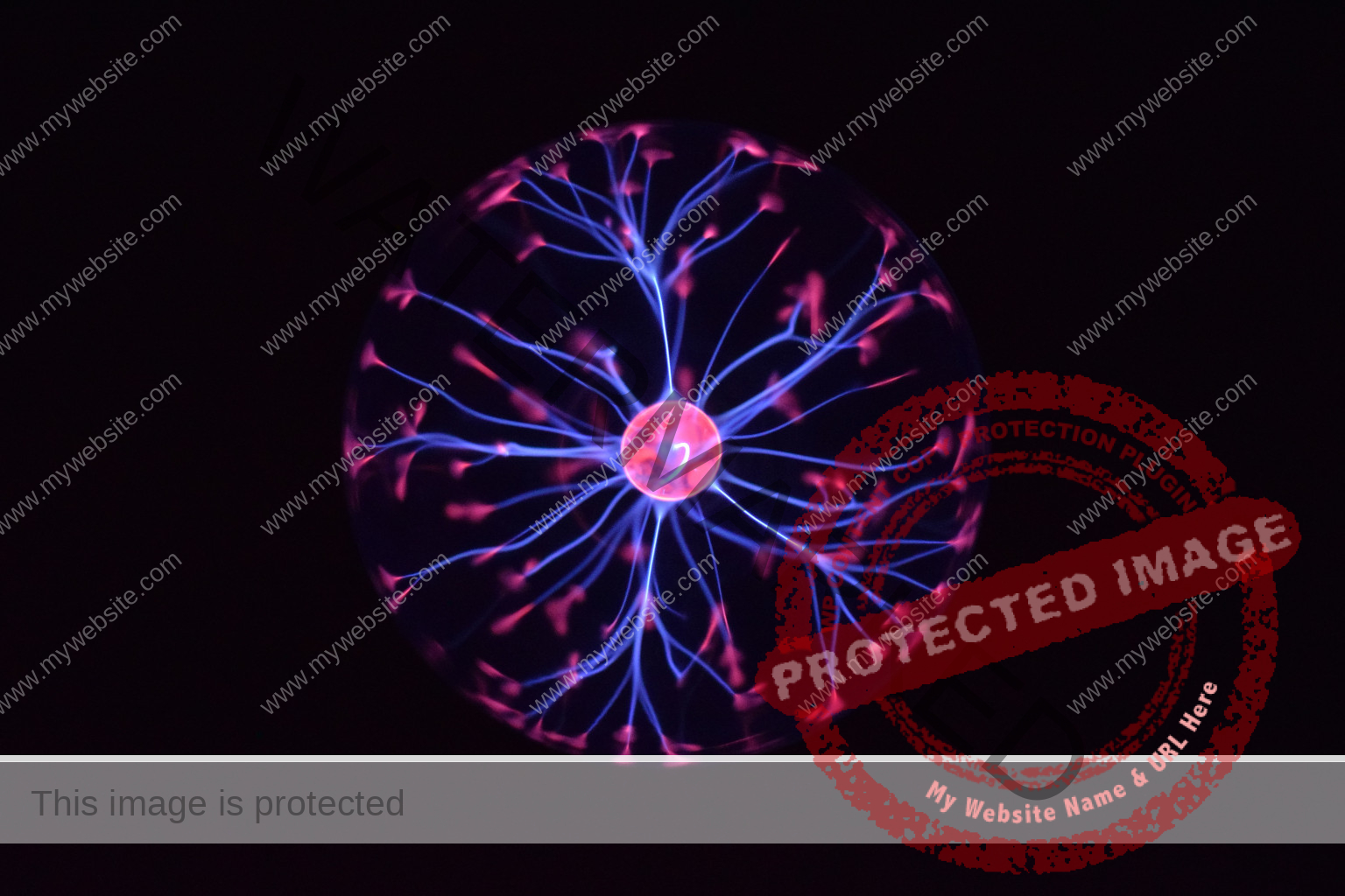Viele lila Energielinien, die von einer kreisförmigen und rötlichen Gehirnzelle nach außen reichen