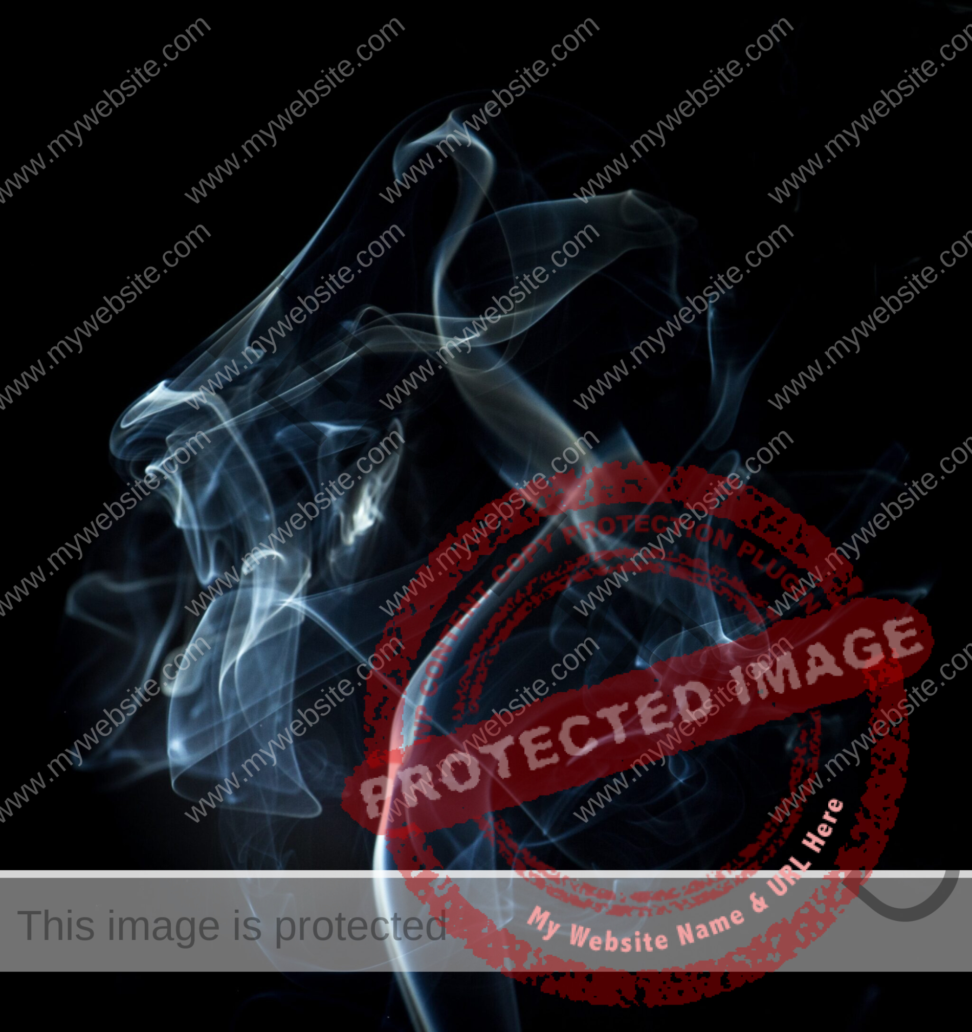 white smoke on a black background making abstract shapes
