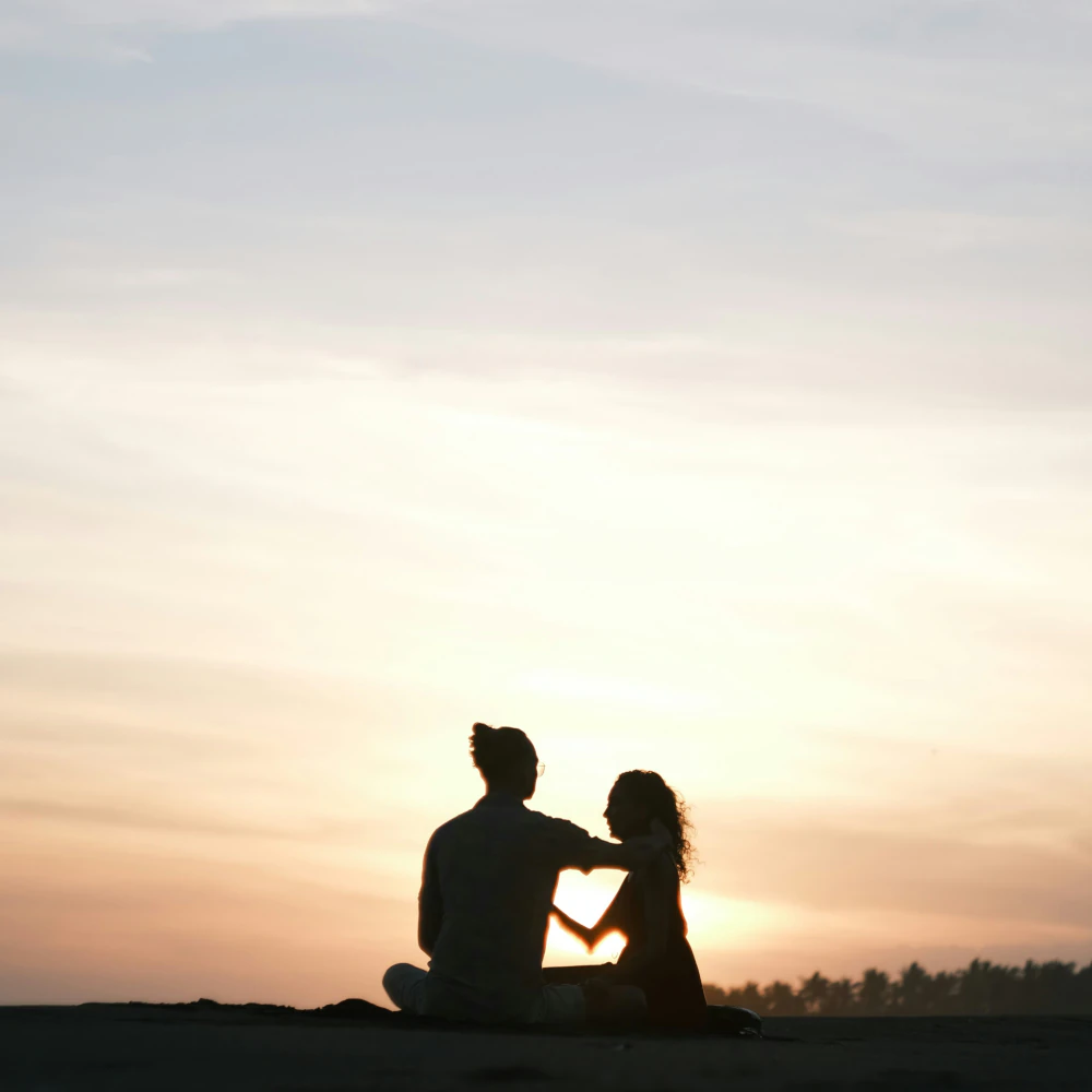 Psilocybin Retreat for Couples Psilocybin Retreat for Couples, a couple sitting in the sun